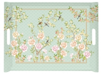 Tablett - Palace Garden aqua