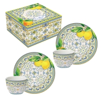 Porzellan-Tasse - Capri Zitrone