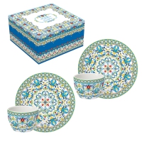 Porzellan-Tasse - Medterraneo blue