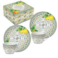 Porzellan-Tasse - Capri Zitrone