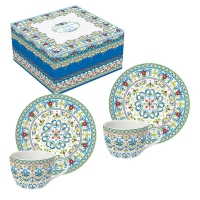 Porzellan-Tasse - Medterraneo blue
