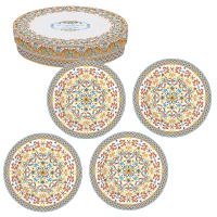 Porzellan-Teller 19cm - Mediterraneo orange