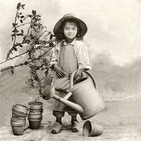 Servietten 33x33 cm - Garden Girl