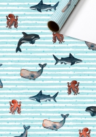 Geschenkpapier metallisiert - Ivar