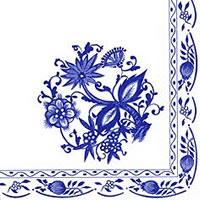 Servietten 24x24 cm - Zwiebelmuster