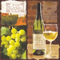 Servietten 33x33 cm - Blanco