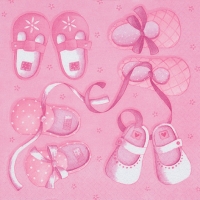 Servietten 24x24 cm - New Arrival Girl