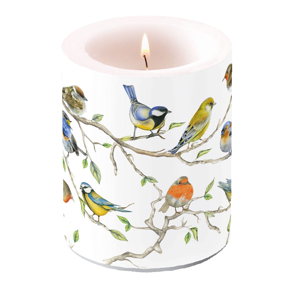 Dekorkerze - Birds Meeting