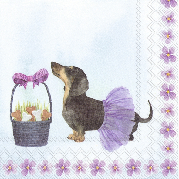 Servietten 25x25 cm - BUNNY DOGS