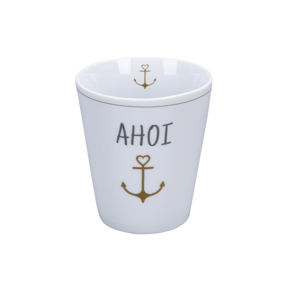 Porzellan-Becher -  Ahoi 