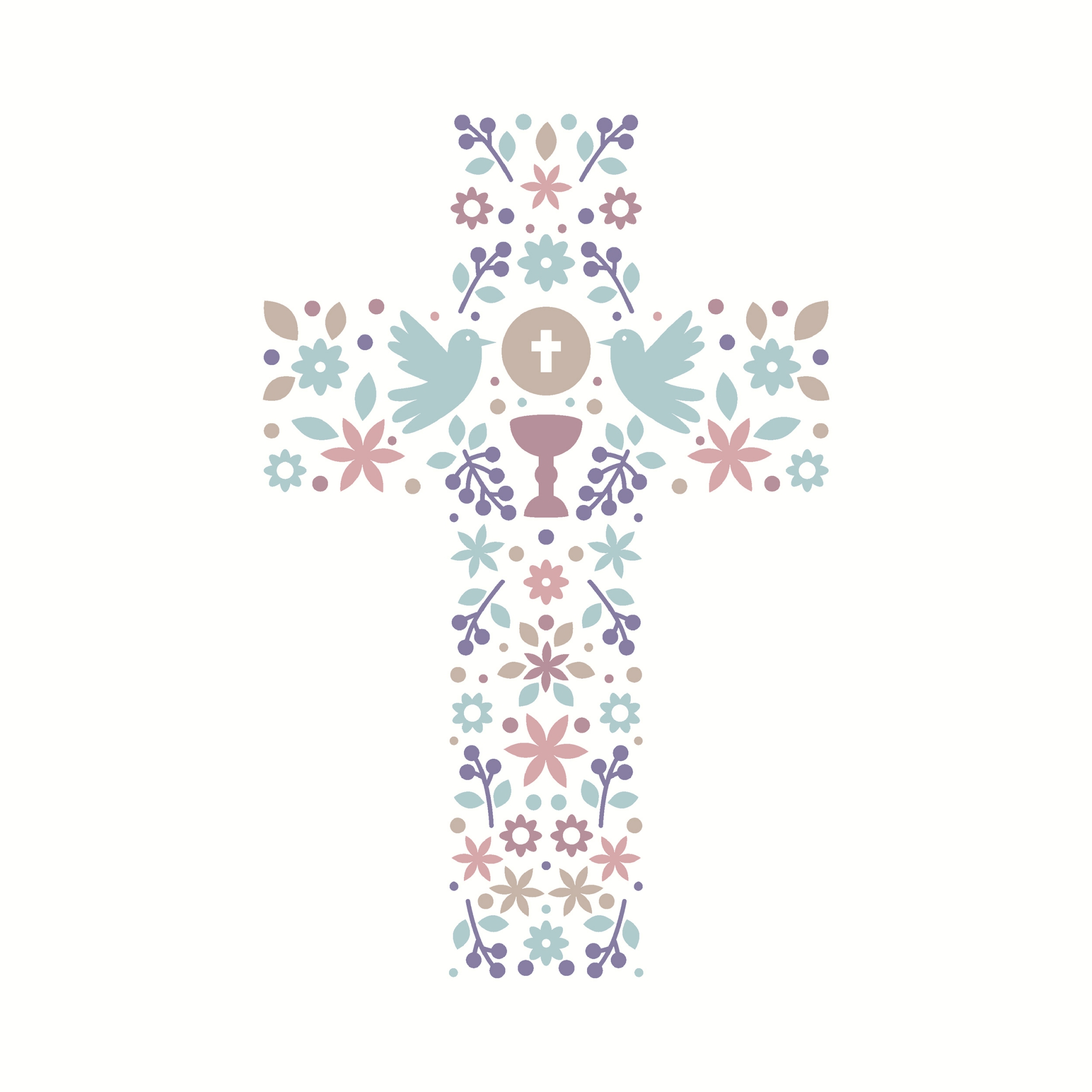 Servietten 33x33 cm - The cross