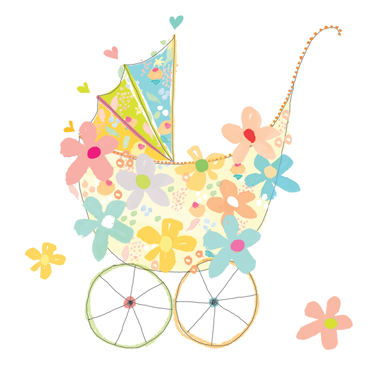 Servietten 33x33 cm - Oh Baby!