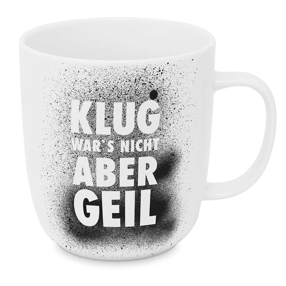 Porzellan-Tasse - Klug war´s nicht 2.0