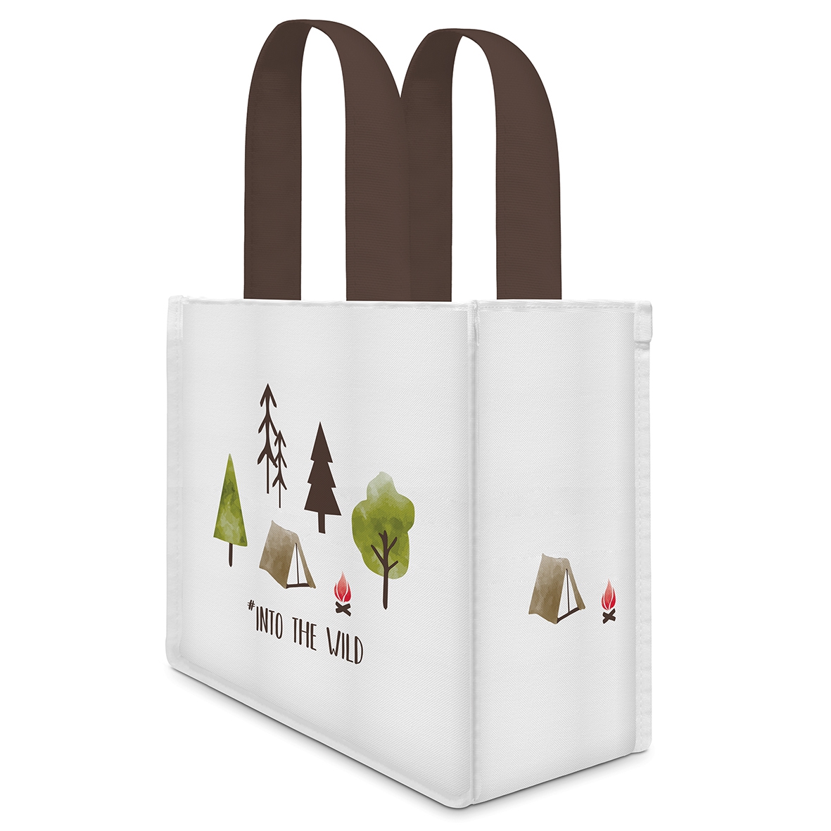 Lunch Bag - Into the wild, Schriften, Bäume Lunch Bag - Into the wild