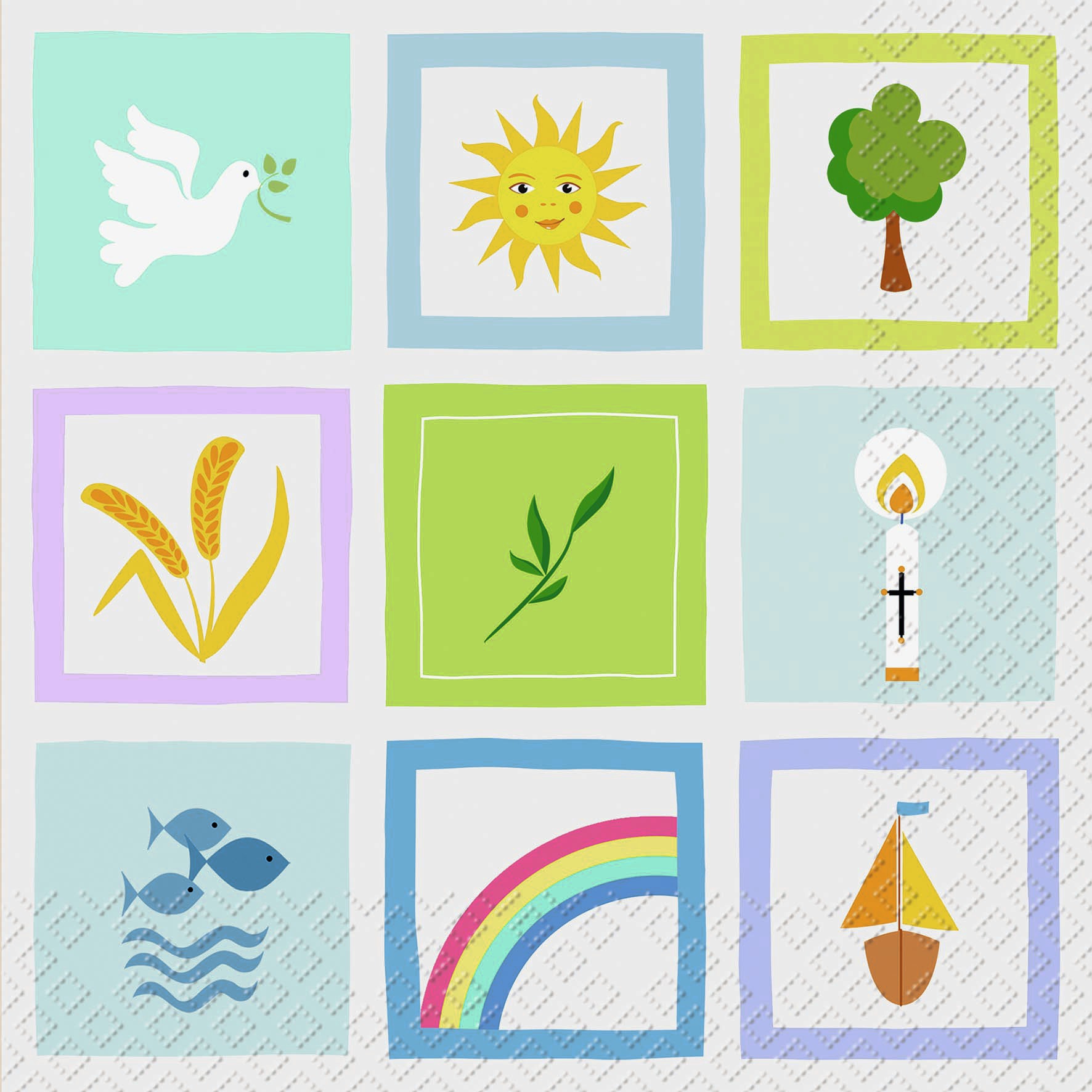 Servietten 33x33 cm - Pius