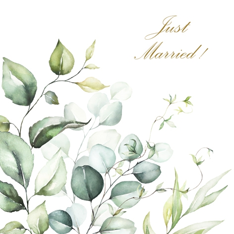 Servietten 33x33 cm - Romantic Marriage